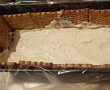 Desert tort de biscuiti cu crema caramel si jeleu de piersici-4