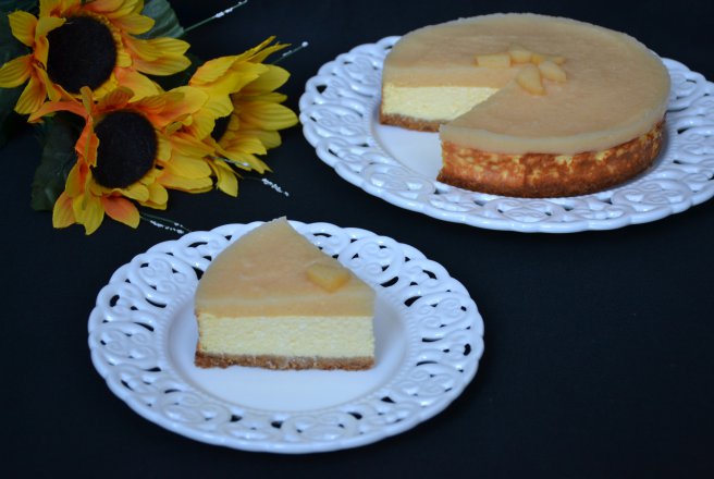 Desert cheesecake cu jeleu de gutui