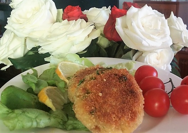 Chiftele din crab / Crab cake