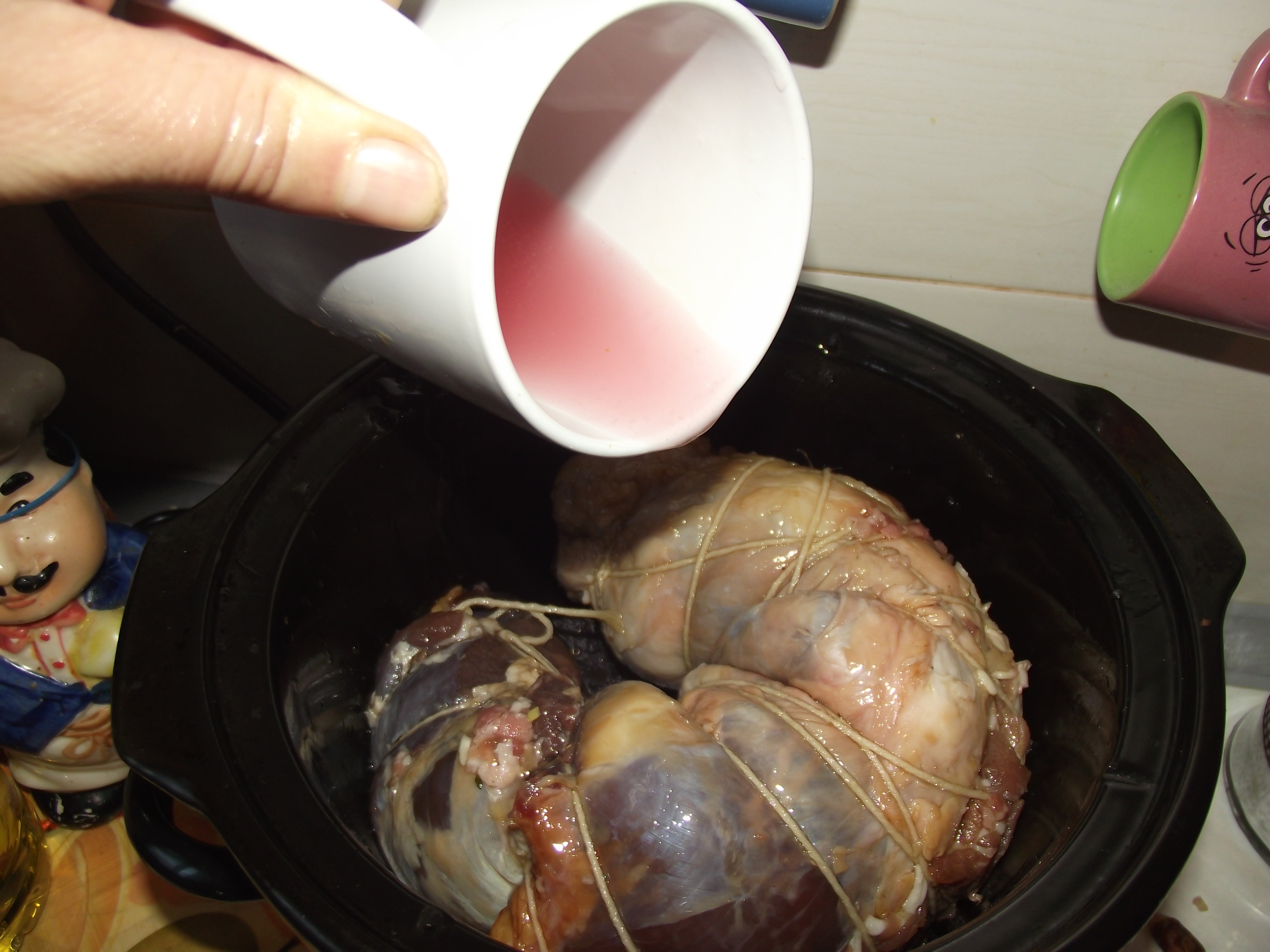 Rulada de porc la slow cooker Crock-Pot