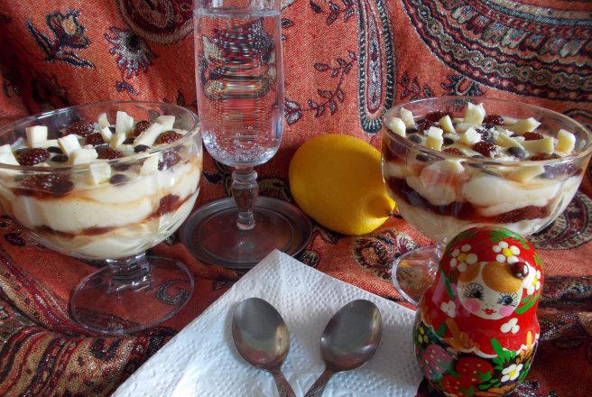 Desert crema de lamaie, la pahar