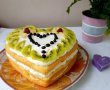 Desert tort inima cu mascarpone si fructe-11