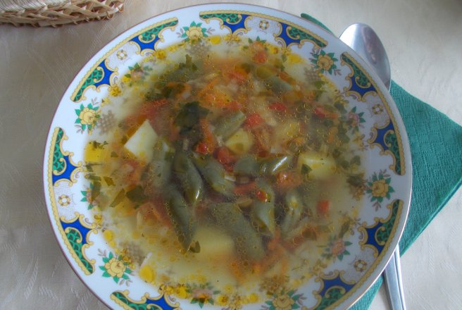 Ciorba de fasole pastai