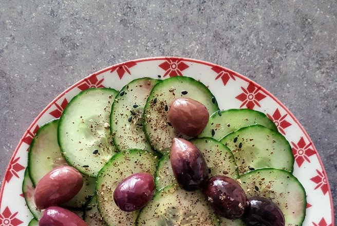 Salata marocana de castraveti