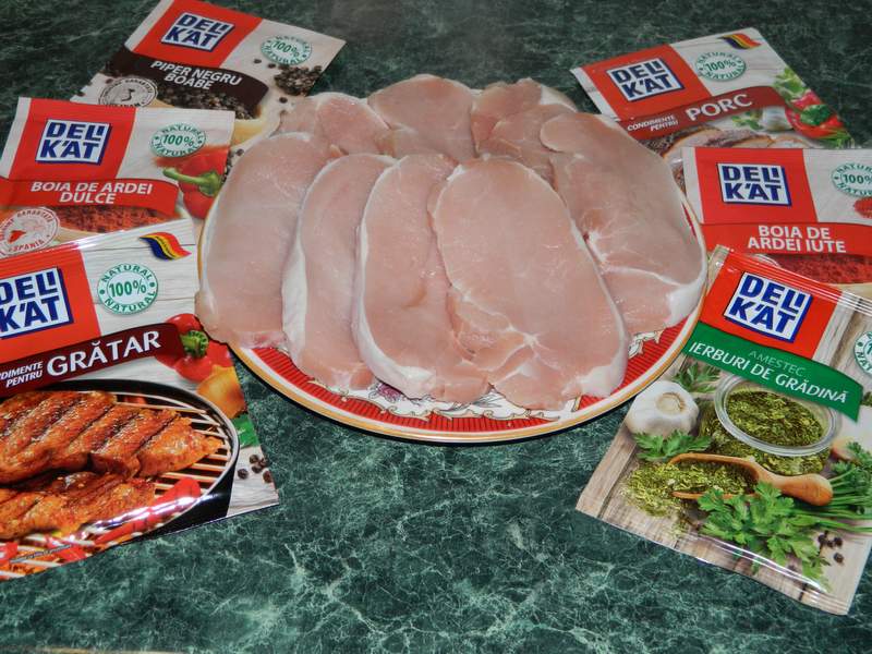 Cotlet marinat la gratar