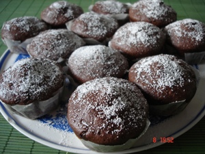 MUFFINS  CU CIOCOLATA