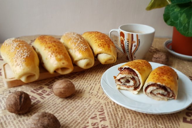 Desert Nutella French Rolls