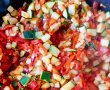 Menemen (ghiveci de legume) cu branza Feta coapta cu lamaie si masline-4