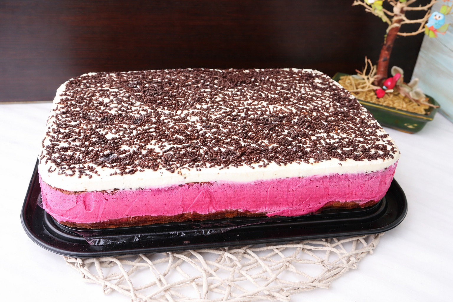 Desert prajitura cu fructe de padure