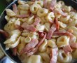 Tortellini cu sunca, smantana si cașcaval-9