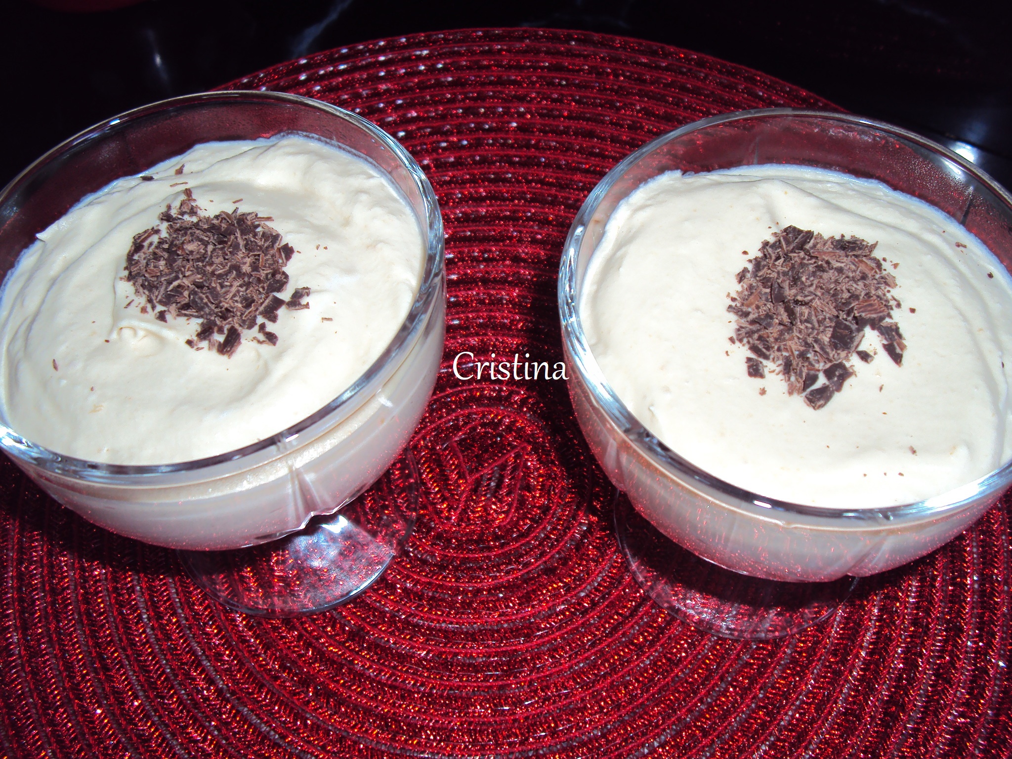 Desert mousse de caramel