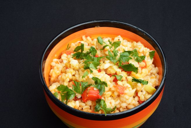 Pilaf de bulgur cu legume