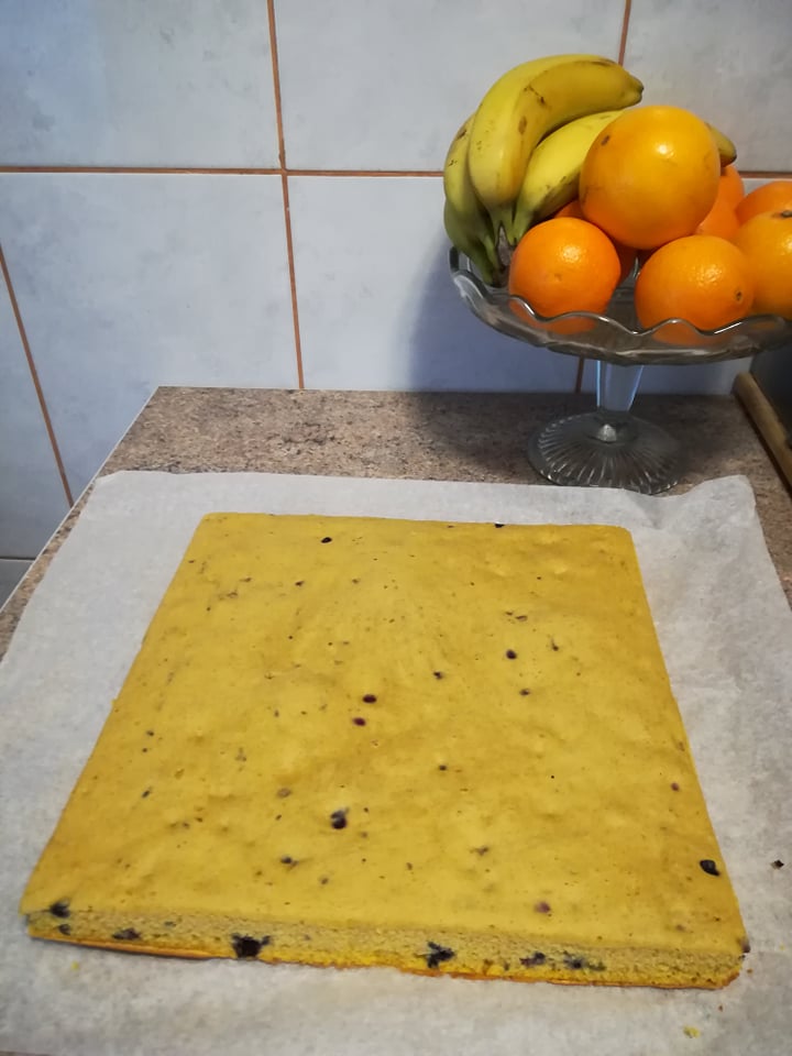 Desert prajitura cu dovleac, crema de frisca si mascarpone