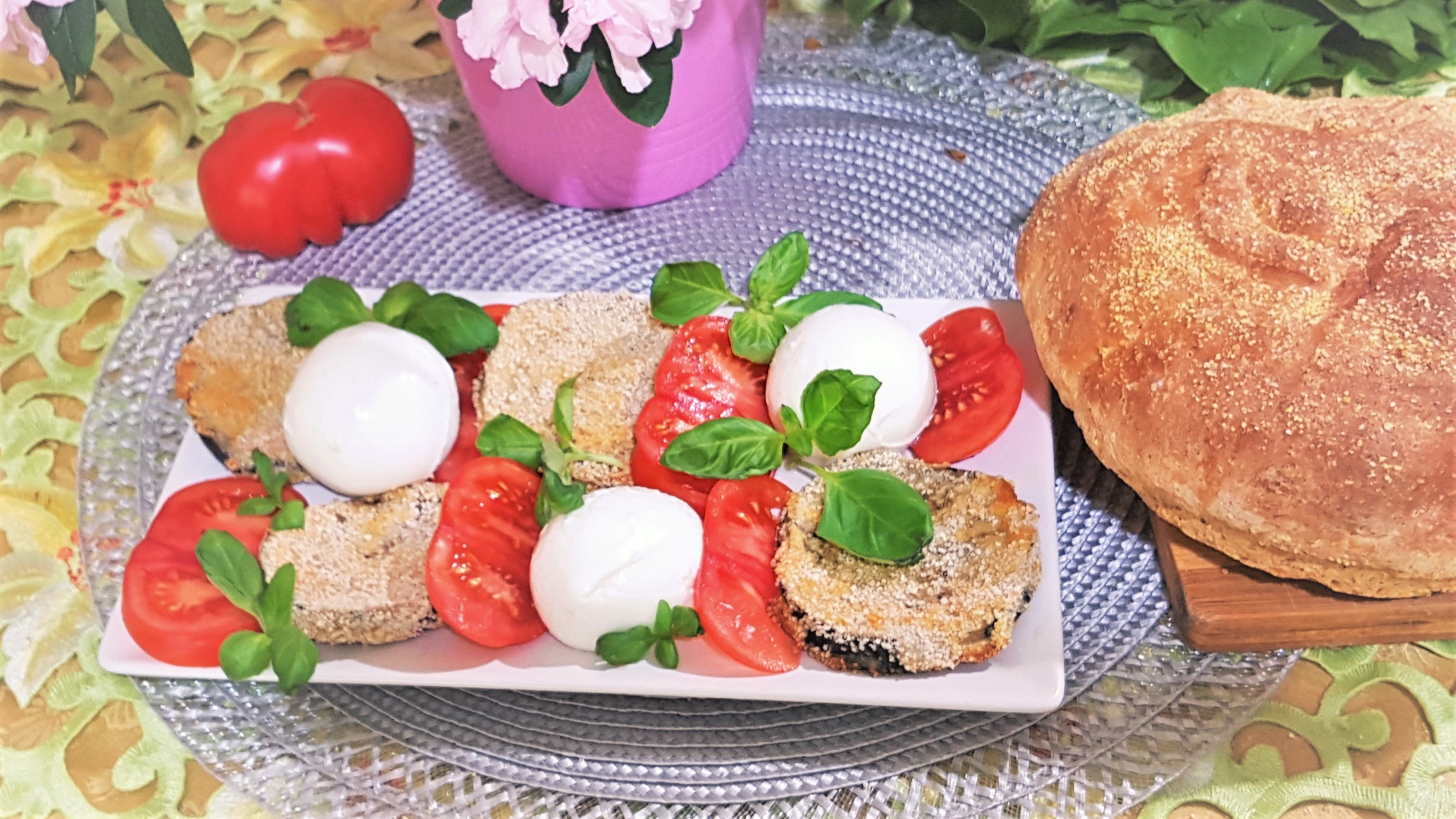 Melanzane caprese - vinete caprese