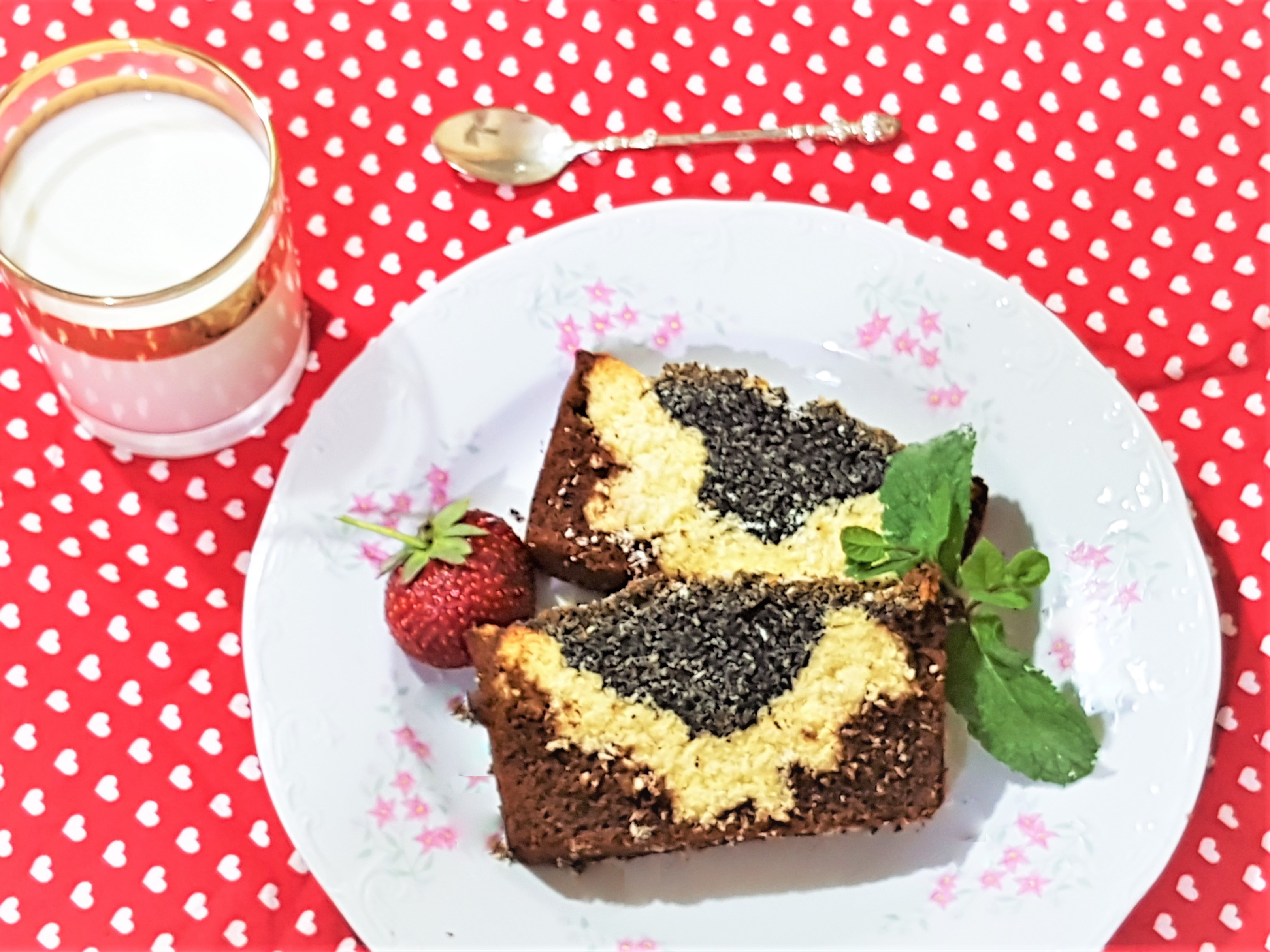 Desert poppy seed coconut bread