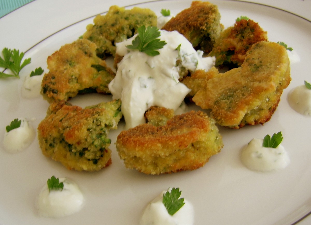 Broccoli pane cu sos de smantana