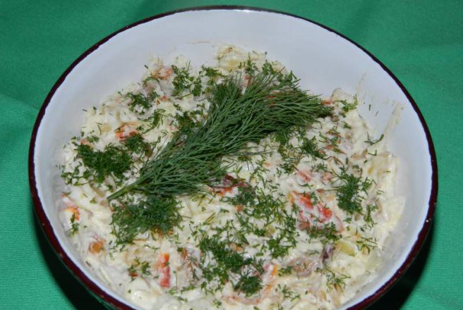 Salata de cartofi cu ardei copt