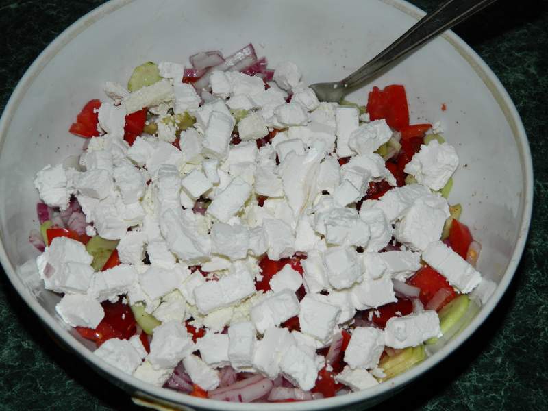 Salata de vara cu branza feta