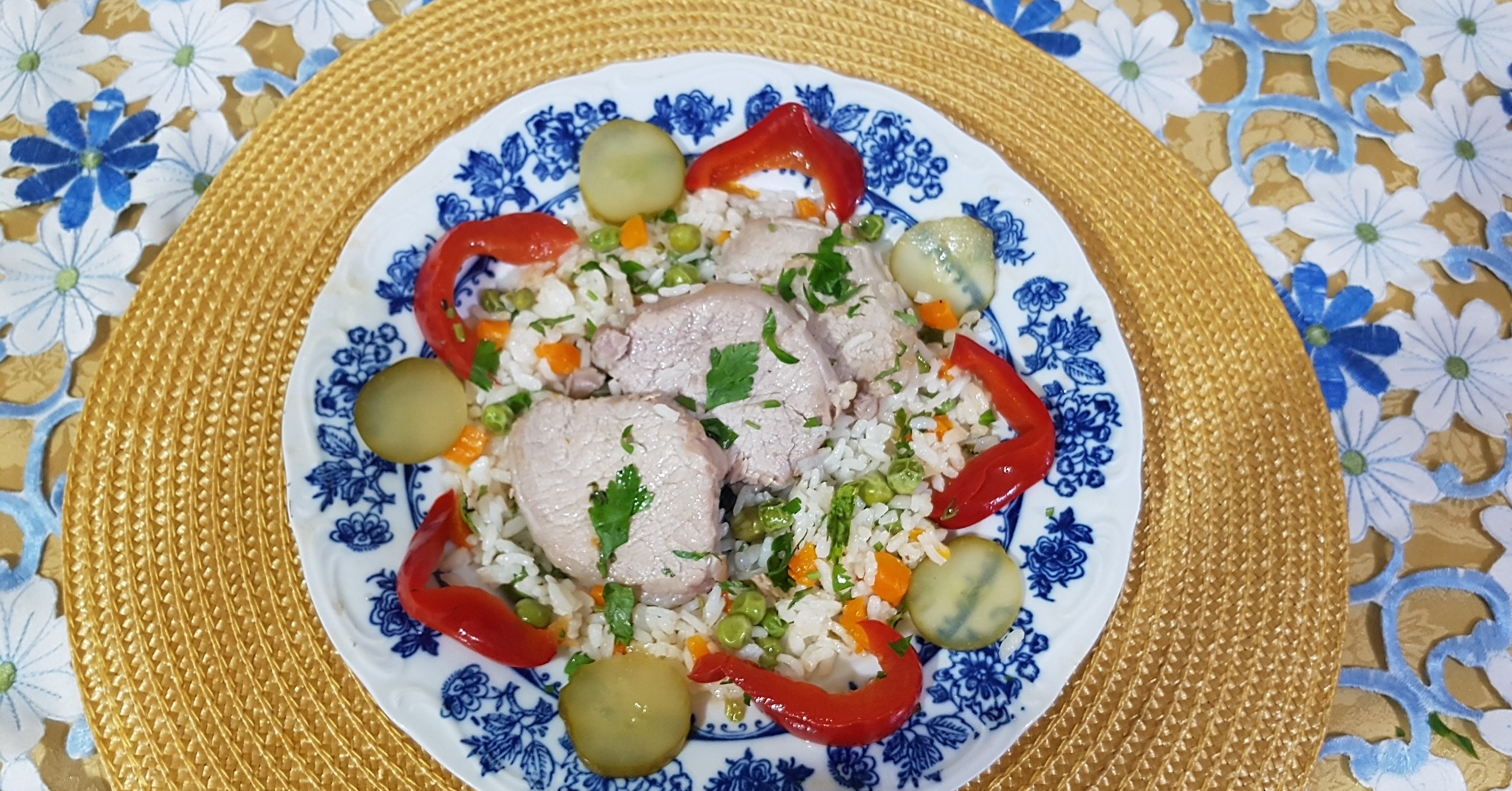 Cotlet de porc cu orez la slow cooker Crock Pot