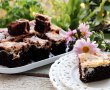 Desert brownies cu crema de branza dulce-10