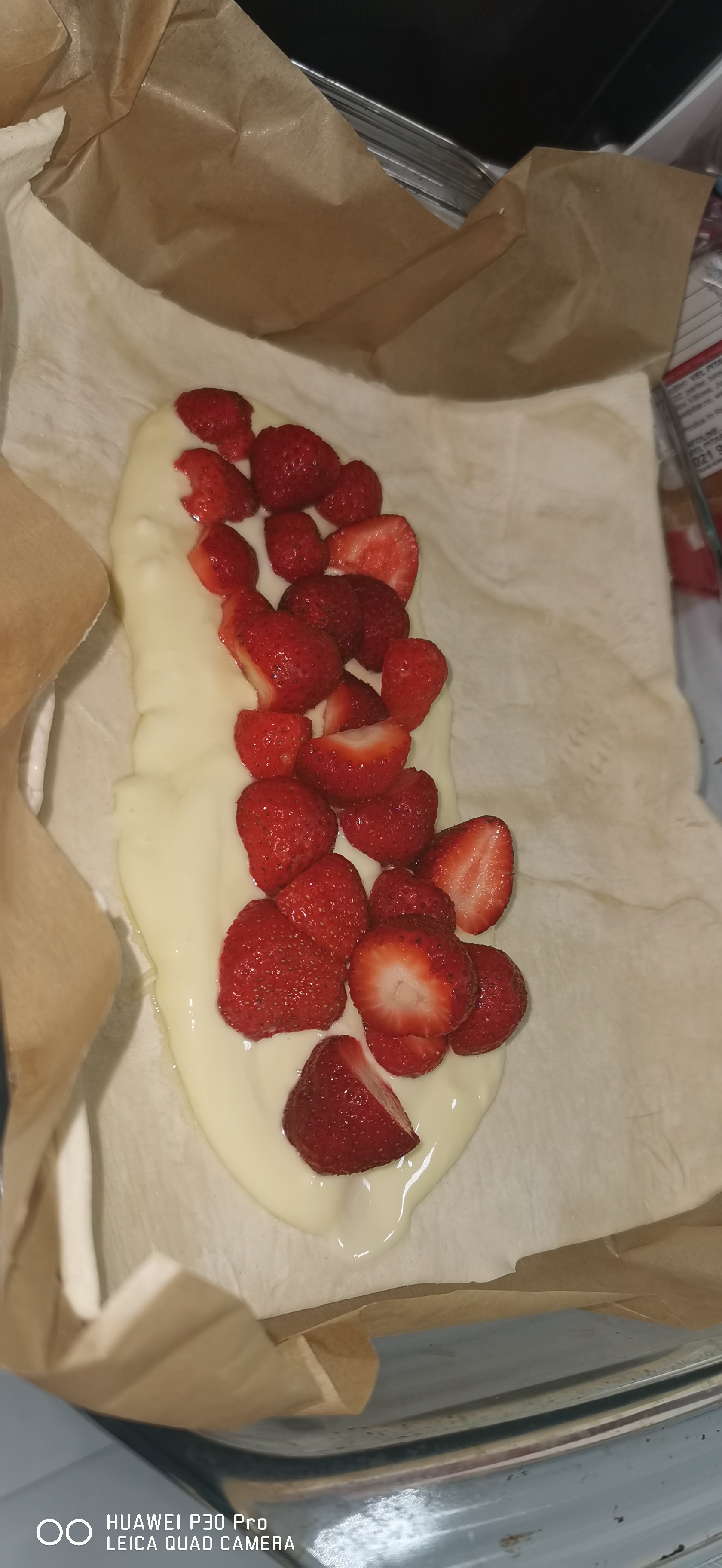 Desert strudel cu crema de branza