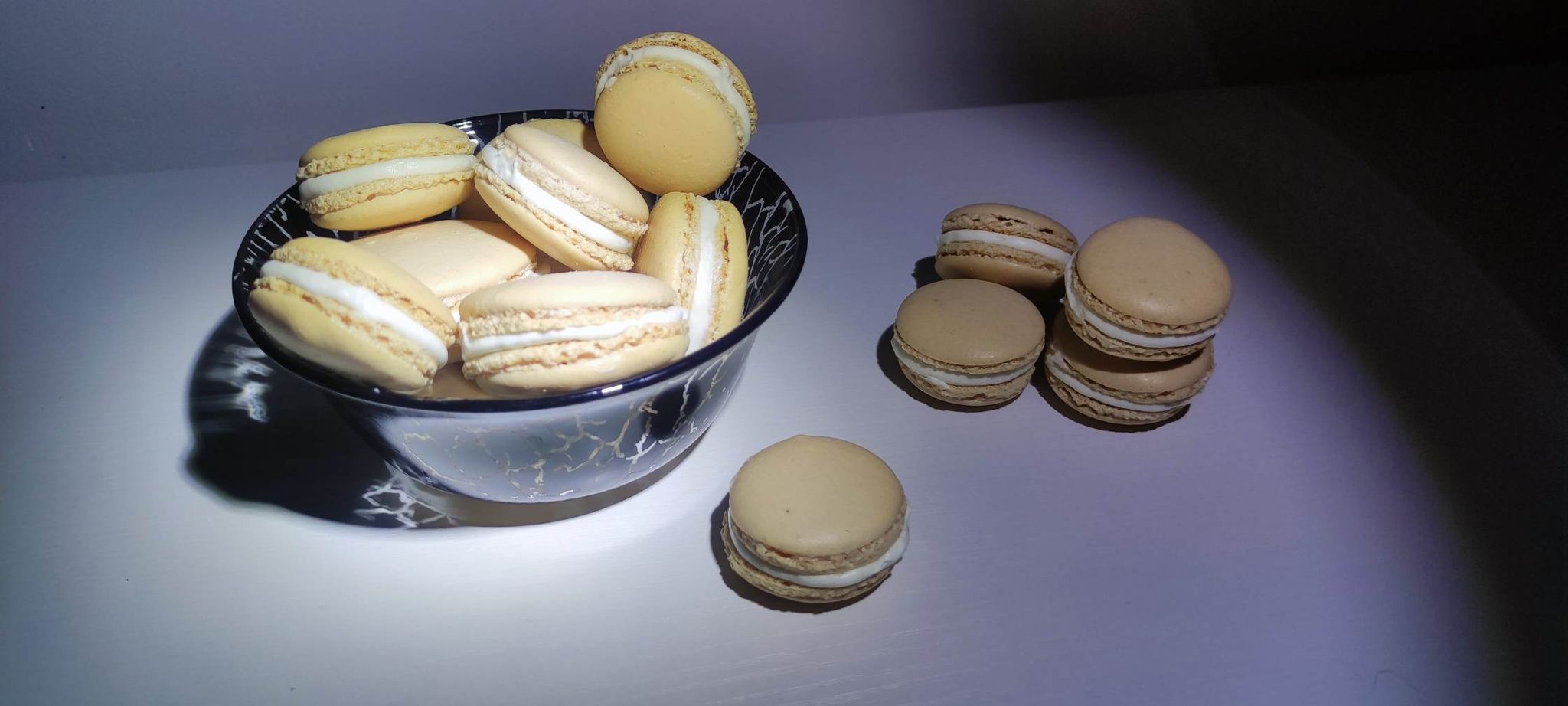 Desert macarons cu vanilie