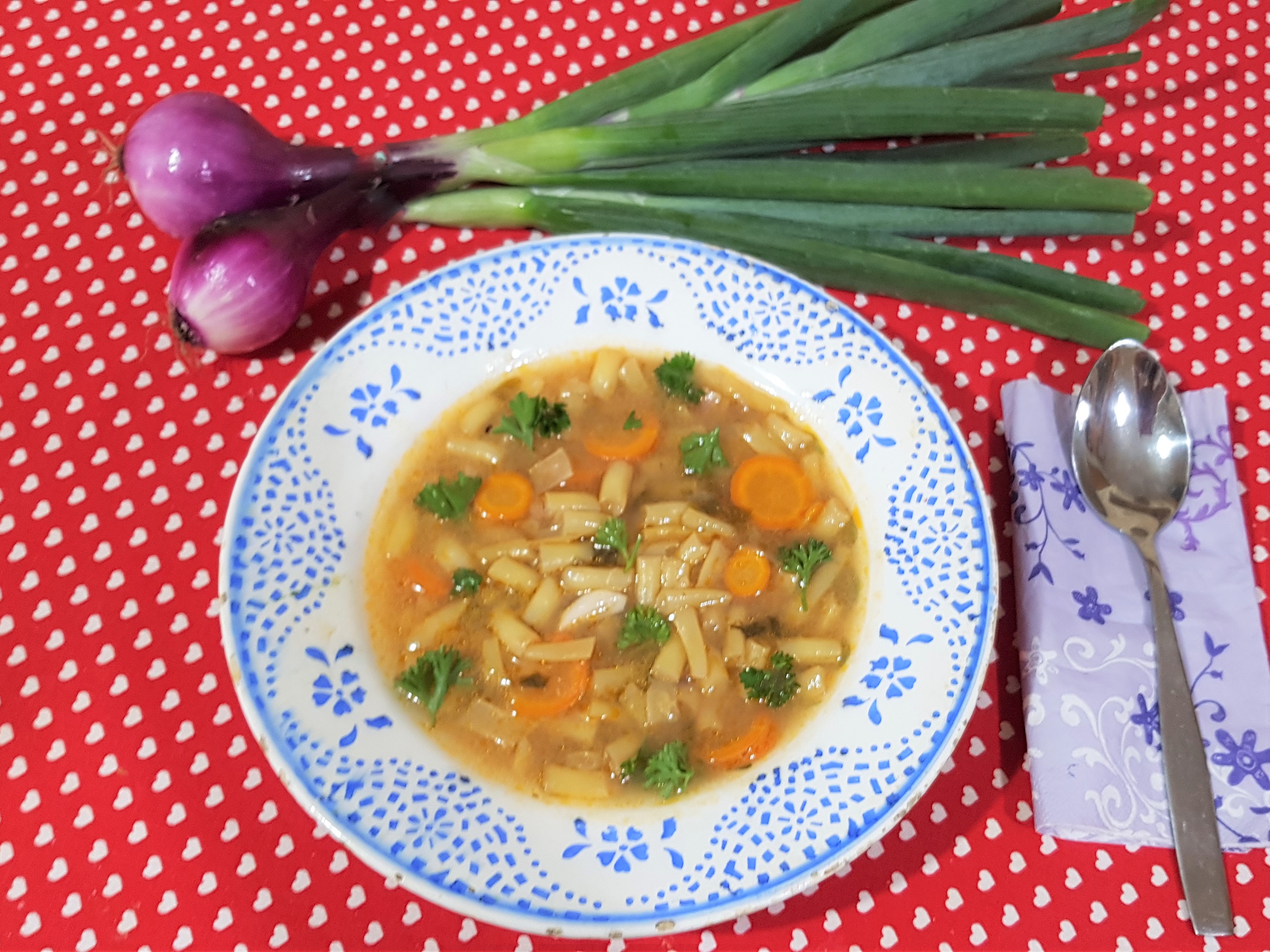 Ciorba simpla de fasole galbena pastai