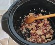 Paste cu pui si bacon in sos, la slow cooker Crock Pot-4