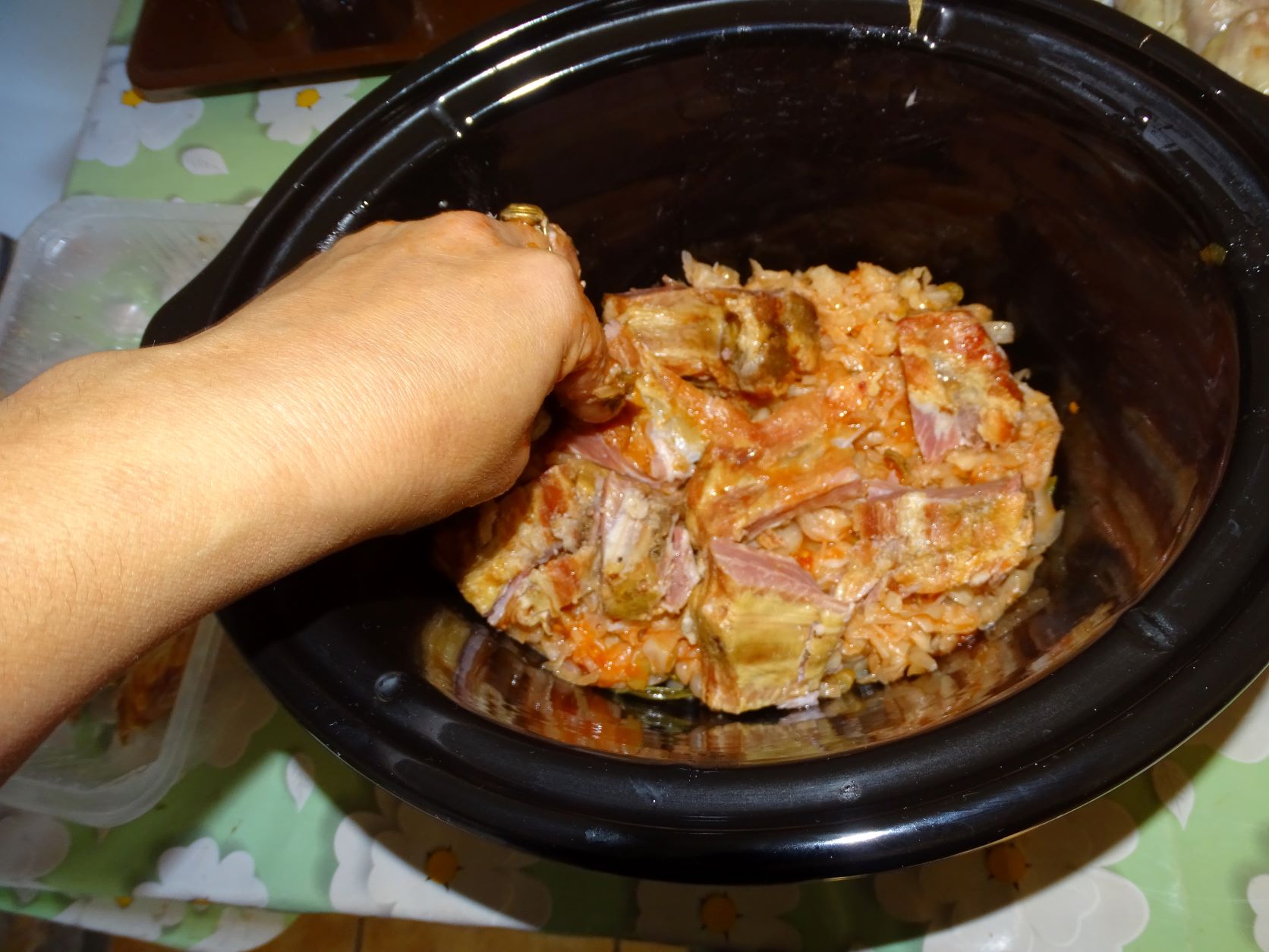 Sarmale in foi de varza la slow cooker Crock Pot