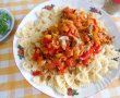 Farfalle cu legume inabusite si cascaval-13