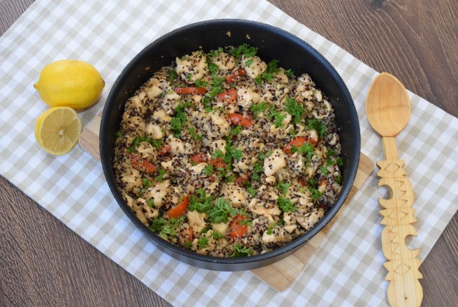 Piept de pui cu quinoa