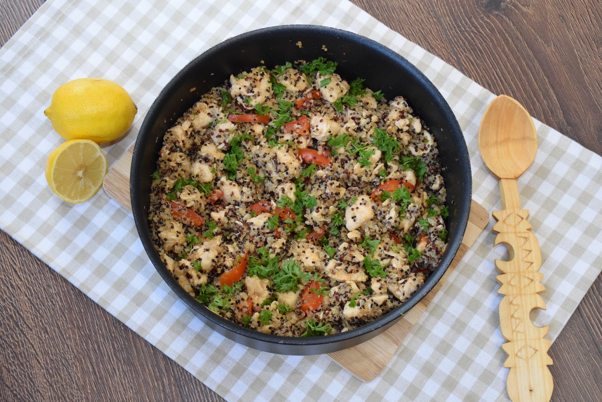 Piept de pui cu quinoa