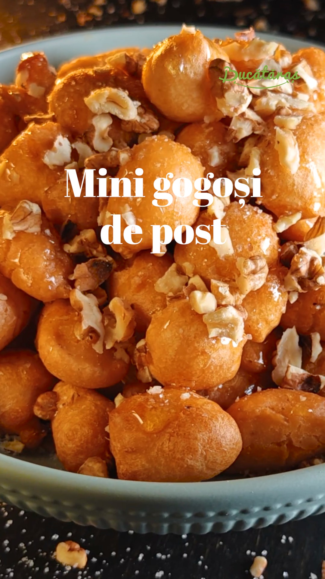Mini gogoși de post - Cea mai rapidă și ușoară rețetă