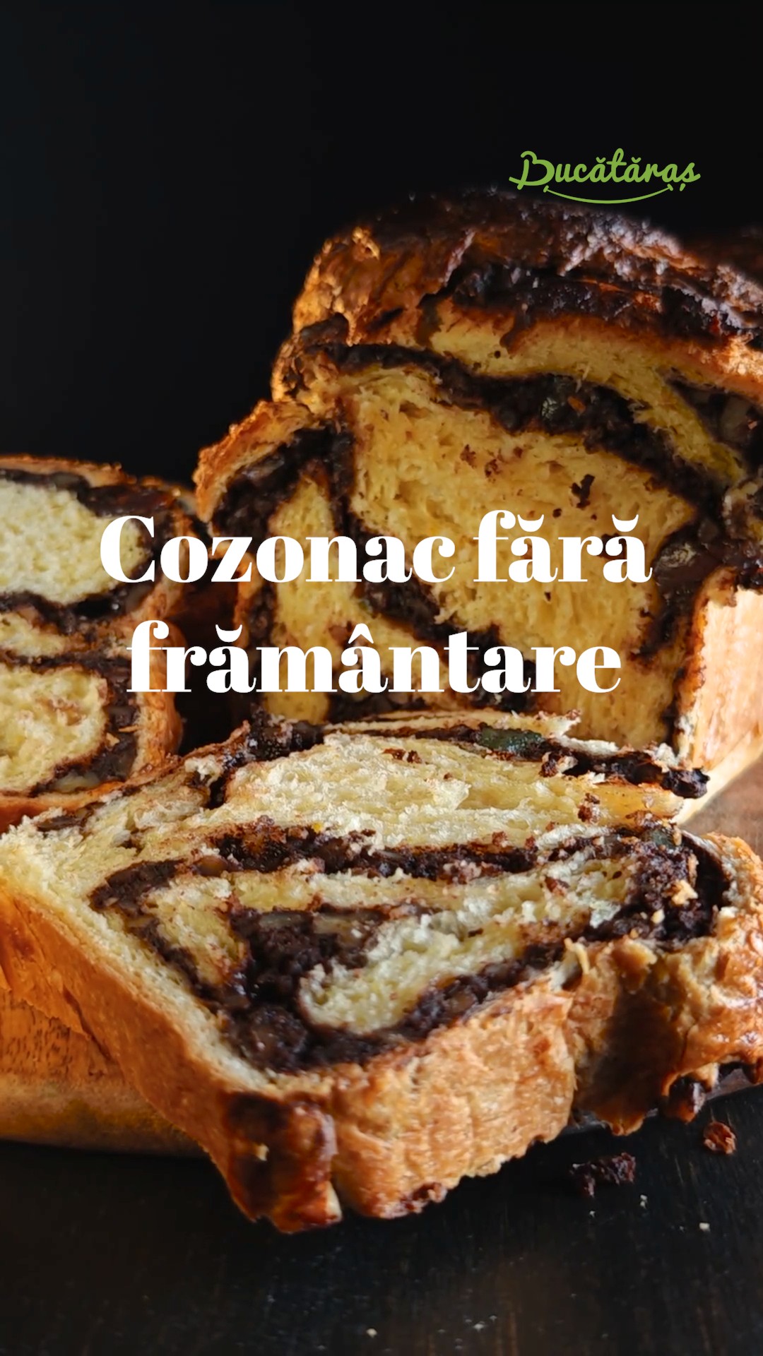 Rețeta de cozonac fără frământare - Pufos, dulce și aromat