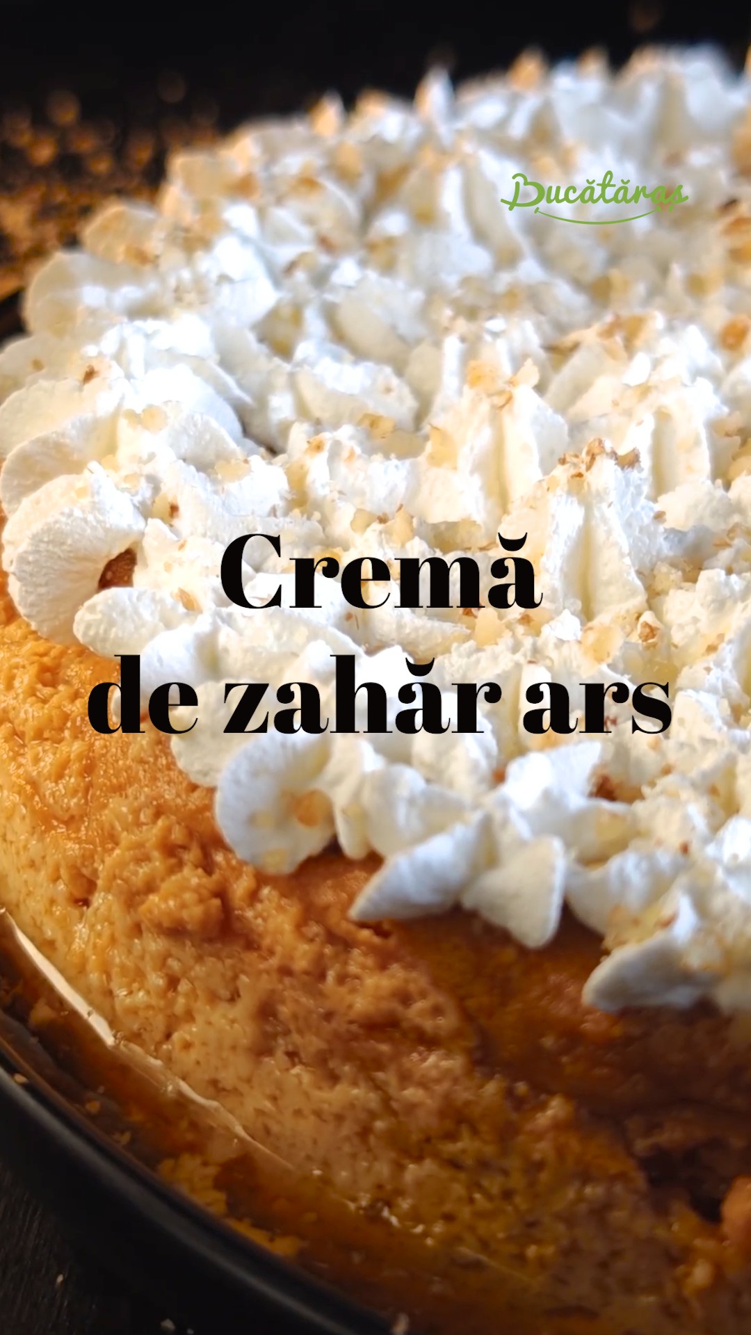 Crema de zahăr ars - Deliciu fin și aromat