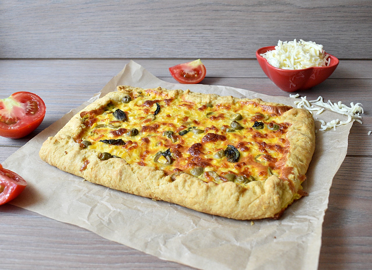 Tarta cu porumb si mozzarella