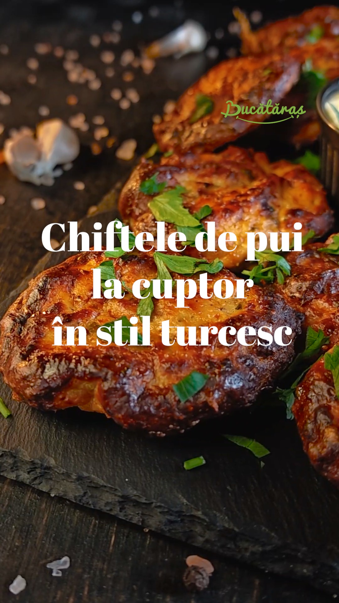 Chiftele de pui la cuptor în stil turcesc - Super rapide, aromate și delicioase