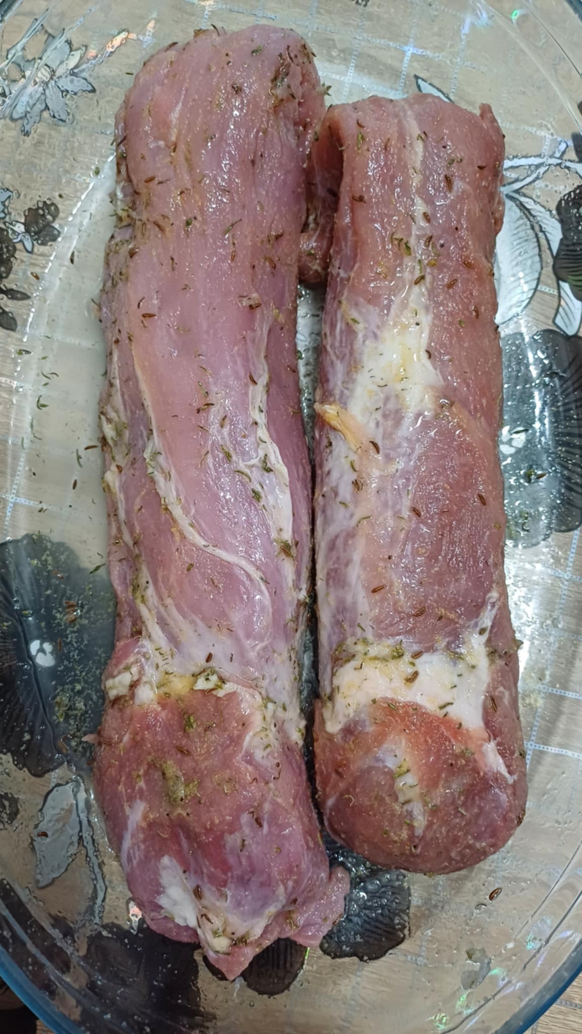 Muschiulet de porc la cuptor, cu sos de smantana