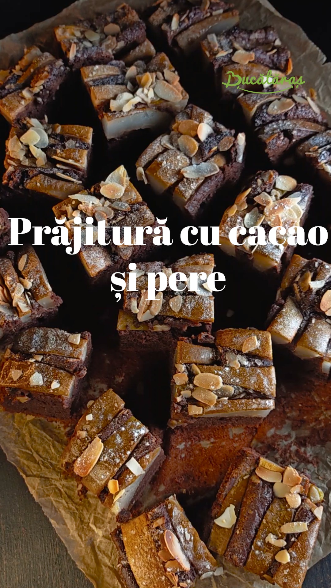 Prăjitura cu pere și cacao - Delicioasă și pufoasă