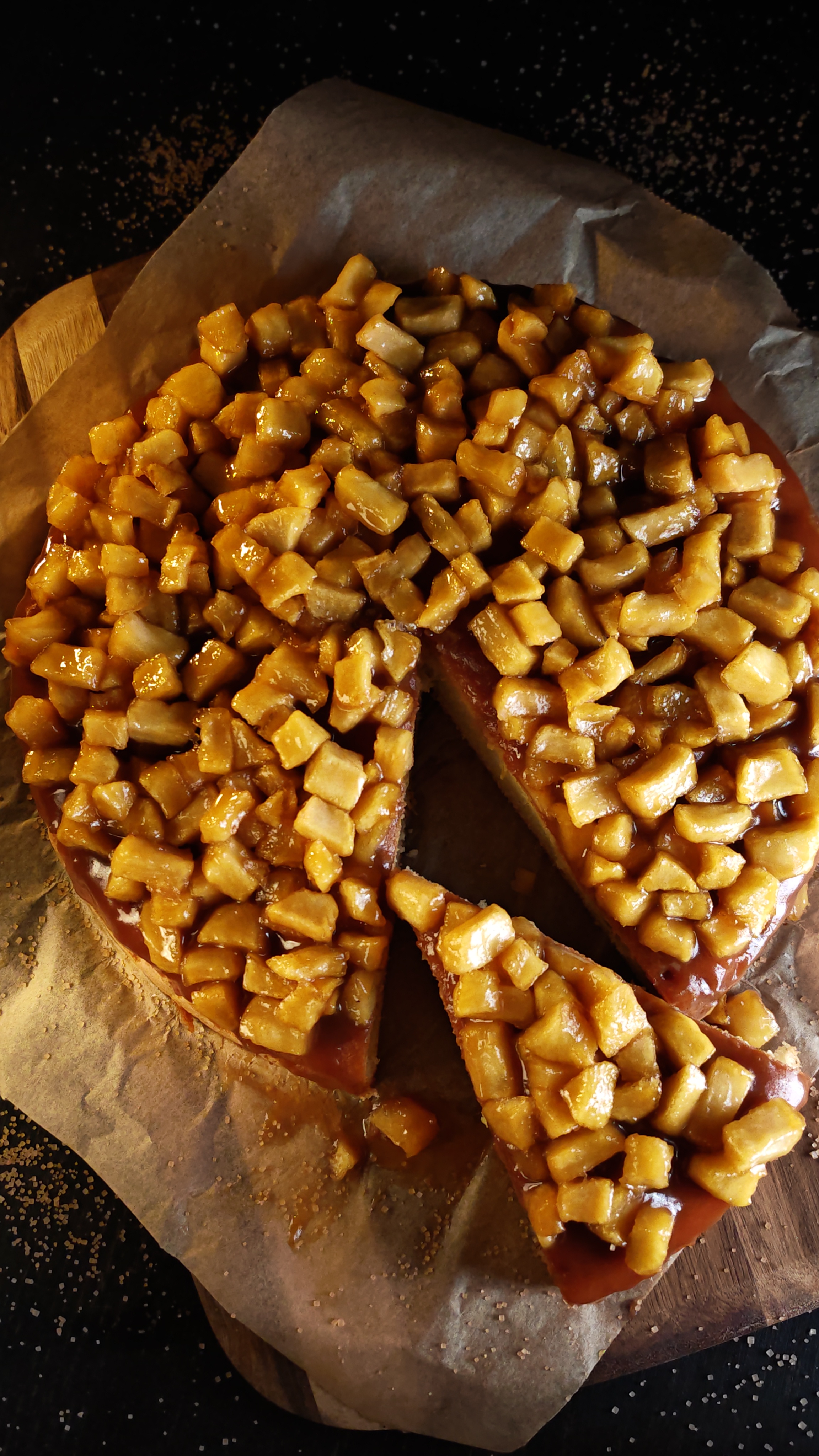 Prăjitura cu mere și caramel - Rețeta delicioasă de casă